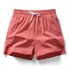 Pantalones Cortos Deportivos Casuales de Seda Hielo Delgada para Hombre Verano al Aire Libre Secado Rápido Entrenamiento Correr de Tres Puntos Pantalones Cortos de Playa