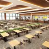 Mesa para Restaurantes, Cafeterías de Té de Leche, Mesas de Comedor Comerciales, Restaurantes de Hot Pot Picante, Hamburgueserías, Juego de Mesas y Sillas para Comida Rápida y Snacks, Mesa de Comedor para el Hogar