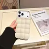 Funda de color sólido para teléfono 17promax tipo gofre de huevo, funda protectora creativa 16pro linda y elegante