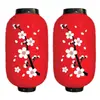 Linternas Japonesas, Linternas de Seda Plegables Estilo Coreano para el Festival de Mediados de Otoño, Linternas Colgantes, Decoración de Cocina Sushi Estilo Antiguo Flor de Ciruelo