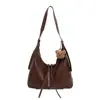 Bolso de Mano Retro Estilo Coreano para Commuter para Mujer 2025 Otoño Nuevo Versátil de Alta Calidad Bolso Cruzado Casual