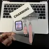 Adecuado para correa con forma de cruz y adornos de diamantes para Xiaomi Mi Band 10 Pro 8/9 Pro, pulsera de cuero versátil y moderna para Redmi 654