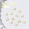 DIY Resina Colorida Flor de Cinco Pétalas Nail Art Joia Celebridade da Internet Estilo Quente Gelo Transparente Estéreo Flor Grande e Pequena Joia de Diamante para Unha