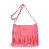 Bolso Transfronterizo Nuevo Estilo Borla Escarchada Bolso de Hombro para Mujer Moda Europea y Americana Cuero Terciopelo Retro Bolso Cruzado Bolso de Mujer Bolsos