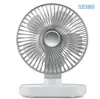 Mini Ventilador, Ventilador de Escritorio, Ventilador Silencioso con Carga USB, Adecuado para Estudiantes, Oficina y Uso Doméstico, con Gran Capacidad y Larga Duración de Batería