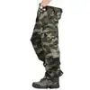 Macacão Novo de Primavera e Outono Masculino Solto Plus Size Reta Casual Calças de Trabalho com Vários Bolsos Marca da Moda Calças de Proteção para Homens