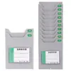 Ranuras para Tarjetas de Material de Almacén, Estantes para Tarjetas de Material, Gestión de Materiales, Bolsillos para Insertar Tarjetas de Material de Almacén, Tableros para Insertar Tarjetas de Inventario, Estantes