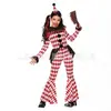 Disfraces de Halloween Transfronterizos para Niños, Faldas a Cuadros de Payaso para Niñas, Disfraces de Fiesta de Carnaval para Niños