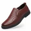 Zapatos de Piel para Hombre 2025, Zapatos Formales de Piel para Negocios, Moda de Alta Gama, Zapatos Casuales Antideslizantes para Hombre, Zapatos Versátiles de Estilo Business Casual para Hombre