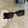 Óculos de Sol Retangulares Estilo de Rua, Óculos de Sol de Peça Única para Dropshipping, Óculos Cat-Eye Hip-Hop, Novo Modelo 2026, Proteção UV Feminina