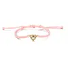 Pulseira Trançada com Projeção "Eu Te Amo" em 100 Línguas, Pingente de Amor, Joia Transfronteiriça, Personalizável com Fotos