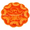 Envío Mismo Día, Directo del Fabricante, Plato Alimentador Lento para Mascotas, Vajilla para Mascotas de Silicona de Grado Alimenticio, Plato para Perro, Plato para Perro Alimentador Lento de Calabaza