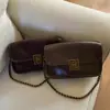 Bolso Cuadrado Pequeño Personalizado, Sencillo y de Moda, con Textura Minimalista, Bolso de Hombro y Cruzado de Nuevo Estilo, Bolso de Mujer de Nicho Invierno 2025