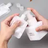 Bolsas Reutilizables para Viaje para Cosméticos, Champú, Loción, Gel de Ducha, Limpiador Facial, Botellas Reutilizables Portátiles de Apriete para Viajes y Viajes de Negocios