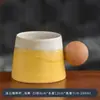 Conjunto de Xícara e Pires de Café em Cerâmica com Colher, Caneca Exquisita de Alto Padrão, Xícara Estética para Chá da Tarde