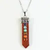 Collar Colgante Espada de Amatista Lapislázuli Siete Colores Cruzado Amazon ebay Collar Colgante de Cristal