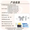 Brincos de Borboleta Totalmente Cravejados com Moissanite em Prata Esterlina S925 com Certificado Gra, Atacado de Joias Transfronteiriças, Mais Vendidos