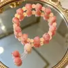 Helado carbón caramelo pata de gato gato de la suerte pulsera bonita de cuentas pulsera para fiesta de estudiantes regalo para niños, niñas y niños