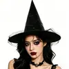 Chapéus de Halloween para crianças e adultos, chapéus de bruxa decorativos, artigos de festa, chapéus de bruxo, chapéus de bruxa, fantasias de Halloween