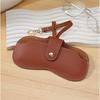 Bolsa de Almacenamiento para Gafas de Sol Summer Explosions Gafas Parasol Miopía Cuero Bolsa para Gafas Portátil Colgable Clip para Gafas de Viaje