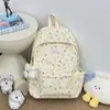 Nova Mochila Estilosa Estrela Ins para Aluna do Ensino Fundamental, Fresca e Elegante para Meninas do Ensino Médio, Grande Capacidade, Versátil e de Alto Valor