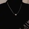 Corrente de Suéter Moda Versátil Super Fada Corrente Fina Simples Luxo Leve High-End Corrente de Clavícula Presente de Aniversário para Namorada