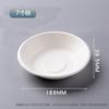 Plato de papel de pulpa de caña de azúcar plato de papel tazón de papel plato de pulpa desechable 6 7 8 9 10 pulgadas Blanco color natural plato de pulpa de caña de azúcar redondo