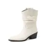 Botines cortos de moda estilo británico, 5.5 cm de tacón, modelo nuevo Otoño/Invierno 2026, punta fina, tacón grueso, botines de moda sin cordones