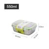 Caja de Conservación de Acero Inoxidable 304 Transfronteriza Rectangular Sellada Lonchera Caja de Almacenamiento para Refrigerador Almuerzo Lonchera Regalo