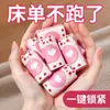 Fijador de Sábana Nuevo Antideslizante Clip Ajustador de Ángulo Sin Aguja Clip para Cubre Cama Hebilla para Funda de Edredón Invisible Transparente
