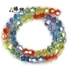 Ventas Directas de Fábrica Cuentas de Cristal Imitación Rombo Cuentas Sueltas Accesorios para Joyería DIY Accesorios para Pulsera Collar Materiales