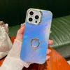 Capa de Celular com Fivela de Anel IMD a Laser Galvanizado para Apple 15promax Laser 14 Criativa 13 Personalidade 13PRO