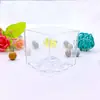 Taza Cuadrada Mini para Postre de 2 oz 60 ml, Transparente, Grado Alimenticio, Plástico Cuadrado, Taza para Helado