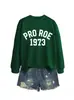 Pro Roe 1973 Amazon Wish Sitio Web Independiente Informal Cómodo Holgado Talla Grande Sencillo Otoño e Invierno Sudadera Exportación