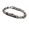Pulseira banhada a prata com padrão de rattan para homens e mulheres, simples, dominadora, estilo coreano, hip hop, nicho, pulseira dominadora, sucesso transfronteiriço