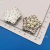 Galvanizado Oso Artificial Pajarita Copo de Nieve Corona Flor Plástico Accesorios Diadema DIY Agarrador Funda de Teléfono Celular Hebilla de Zapato Pegatina