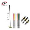 Putter de práctica de golf, eje de aleación de aluminio, longitud telescópica libre.
