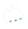 Pulseira de Doze Pedras do Zodíaco Coloridas Nova Simples Mais Vendida Transfronteiriça Europeia e Americana para Mulheres Design Personalizado Versátil Exquisite Joia de Mão
