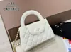 Bolsa de Mão Elegante Vintage com Corrente Ombro Único Transversal Feminina Mini Clássica Exquisita Bolsa Kelly