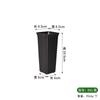 Macetas de Plástico, Jarrones, Adornos, Flores de Mesa, Flores Artificiales, Cubos para Arreglos Florales, Macetas de Jardinería de Floristería Minimalista Moderna, Plástico