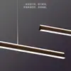 Lámpara colgante de restaurante estilo madera natural, lámpara lineal de barra para mesa de comedor, accesorio de iluminación para comedor estilo crema japonés de espectro completo para protección ocular