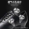 Zapatos de Baile Latino para Hombre Niños Negro Profesional Niños Zapatos Latinos Niños Piel de Vaca Suela Suave Amistad Zapatos de Baile Moderno