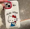 Nova Capa de Celular iPhone 15promax kt Cat Maçã Desenho Animado 14/13 12/11 Anti-queda xr Macia
