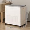 Almacenamiento de Dormitorio Caja Organizadora Plegable con Tapa abatible Ropa Artículos de uso diario Juguetes Estante de Almacenamiento para Snacks