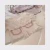 Pijama Nuevo Estilo Verano para Bebé Niña con Bordes Fruncidos, Conjunto de Dos Piezas de Ropa de Casa de Color Sólido, Ropa de Casa Linda y Dulce para Niñas