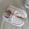 Zapatos de lona estilo americano para mujer, nuevos de verano 2026, versátiles, finos, transpirables, blancos, calzado clásico de moda