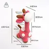 Enfeites de crochê feitos à mão acabados girafa de tricô boneca de tricô de lã DIY criativo crochê fofo presente