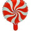 Muleta de Natal Molde de Alumínio Balão Papai Noel Muleta Vermelha Formato de Balão Decoração de Festa de Natal