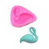 Molde de silicona con forma de flamenco, molde para decoración de tartas de chocolate y fondant, herramienta para aromaterapia.