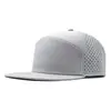 Nuevo Sombrero Casual para Exteriores de Secado Rápido para Hombres y Mujeres, Sombrero de Malla Perforado con Láser, Tela Impermeable, Sombrero de Borde Plano para Ciclismo, Gorra de Béisbol